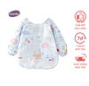 Áo Yếm Máng Dài Tay Chống Thấm Nước Mastela Cho Bé Size Từ 6-36m