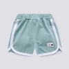 Quần short bé gái sọc kẻ cotton co giãn