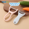 Nạo Rau, Củ, Quả 2 in 1 Hogokids Chế Biến Đồ Ăn Dặm Cho Bé Lưỡi Kép Inox 304 Không Gỉ, Sắc, Bền