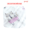 Khăn tắm xô 6 lớp Gungi 90x90cm đa năng cho bé - Timikid Store