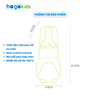 Dụng Cụ Bón Thuốc, Uống Sữa Silicone Hogokids Chống Sặc Đầu Slicone Siêu Mềm Kèm Cốc Đong 20ml