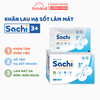 Khăn Lau Hạ Sốt Làm Mát SACHI 3+ Giúp Bé Hạ Nhiệt, Giảm Sốt Làm Mát Da Bị Rôm Sẩy, Mẩn Ngứa - Hộp 25 Khăn