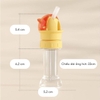 Bộ Chuyển Đổi Ống Hút Silicone Gắn Chai Nước Di Động Cho Bé Kèm Cốc Đựng Vệ Sinh Phù Hợp Với Mọi Loại Chai