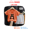 Bộ Thun Cộc Tay Cho Bé Trai Link Card K072 Cotton Mềm Mịn, Thoáng Khí - Bộ Thun Cho Bé Từ 6m-4y - Timikid