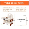 Ghế ăn dặm gấp gọn SHOUDA cho bé là một loại ghế được thiết kế chuyên dụng cho trẻ em từ 5 tháng tuổi trở lên nhằm đáp ứng nhu cầu ăn dặm của trẻ. Bên cạnh đó, dòng sản phẩm này còn được bổ sung thêm các chi tiết đặc biệt bao gồm mặt khay ăn, họa tiết màu