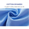 Quần short bé gái sọc kẻ cotton co giãn