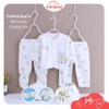 [ẢNH THẬT] Set Đồ Sơ Sinh 5 Món Cho Bé - Set quà tặng cao cấp, quần áo sơ sinh, mũ, yếm cho bé