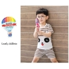 Đồ bộ thun ngắn tay cho bé trai Link Card - Timikid