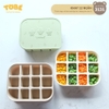 Khay Trữ Đông Đồ Ăn Dặm Có Nắp Tobé Chất Liệu Eco Silicone - Timikid Store