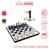 Cờ Vua Nam Châm Việt Nhật - Vijago - Tặng 2 Hậu - Size Đại - Hàng Việt Nam An Toàn Cho Bé