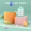 Nút Bịt Ổ Điện Thông Minh Phù Hợp Mọi Loại Ổ Cắm, Vỉ Hình Gấu Dễ Thương, Nhựa ABS An Toàn Cho Bé Set 8 chiếc