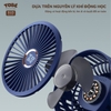 Quạt tích điện mini Tobe - sử dụng cho mọi không gian, thuận tiện cho kẹp đẩy xe em bé, văn phòng