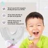 Bàn Chải Đánh Răng Điện Chữ U Cho Bé Sử Dụng Sạc Không Dây, Thiết Kế Chống Nước - BH 12 Tháng