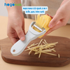 Nạo Rau, Củ, Quả 2 in 1 Hogokids Chế Biến Đồ Ăn Dặm Cho Bé Lưỡi Kép Inox 304 Không Gỉ, Sắc, Bền