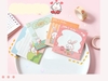 Giấy Nhớ Vuông 80*80 mm, Giấy Ghi Chú Hoạ Tiết Dễ Thương Dán Được Sticky Notes Tập 50 Tờ