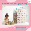 Bảng Học Thông Minh Đa Chủ Đề Song Ngữ Cho Bé Từ 1 Tuổi LALALA BABY - Chất Liệu Bìa Cứng Đồ Chơi Montessori Giáo Dục Sớm
