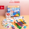 Bảng Ghép Số Học Toán Cho Bé Từ 3 Tuổi Kèm Giáo Cụ Que Tính Học Toán Và Thẻ Ghép Số - Giáo Cụ Montessori Cho Bé