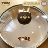 Bộ nồi chảo phủ đá Ceramic Tobé (tặng thìa silicone) - Timikid