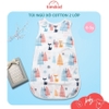 Túi ngủ vải xô cotton 2 lớp cho bé (từ 0 đến 5 tuổi) - Timikid Store