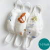 Khẩu trang vải 6 lớp cho bé từ 1 đến 3 tuổi (màu ngẫu nhiên)