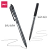 Bút bi dầu ngòi 0.5mm Deli bộ 3 chiếc nét viết đều chất lượng cao phù hợp học sinh văn phòng