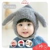 Mũ Len Cho Bé Trai, Bé Gái Từ 5-24 tháng - Ấm Áp Phong Cách, Mũ trẻ em mùa đông, lông cừu cài cúc