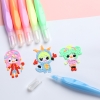 Bộ 6 Cây Bút Màu Acrylic Tạo Bọt 3D Cho Bé Thỏa Sức Sáng Tạo