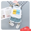 Bộ quần áo ba lỗ cho bé trai chất cotton MS TT1-0010