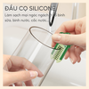 Bộ Cọ Rửa Bình Sữa HOGOKIDS 3in1 Hình Cà Rốt Cho Bé - Tặng Đầu Thay Thế