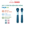 Set 2 Thìa Ăn Dặm Cảm Ứng Nhiệt Độ Báo Nóng Thông Minh
