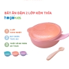 Set Bát Thìa Ăn Dặm 2 Lớp Nhỏ Gọn, Có Thể Nghiền Thức Ăn - Timikid Store