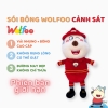 Gấu bông Wolfoo cảnh sát size 50cm (bản giới hạn màu đỏ)