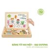 Bảng từ ghép tranh đại dương bằng gỗ 2 mặt Goryeo Baby