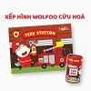 Bộ Đồ Chơi Xếp Hình Wolfoo Lính Cứu Hỏa - Timikid Store