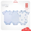 Combo 3 Bộ BodySuit Wow By OETEO Size 3-18M - Body Cho Bé
