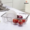 Rổ gác Inox trên chậu rửa chén thông minh Kalpen