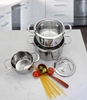 Bộ nồi Inox 3 lớp liền khối Kalpen Kazler KZ1