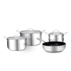Bộ nồi Inox 3 lớp đúc liền khối Kalpen chiếc Kampfer KF2