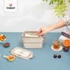 Hộp cơm 2 tầng inox 304 Kalpen dung tích 1900ml AR10