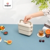 Hộp cơm 2 tầng inox 304 Kalpen dung tích 1900ml AR10