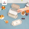 Hộp cơm 2 tầng inox 304 Kalpen dung tích 1900ml AR10