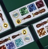 Sealing wax stamps - Bộ dấu sáp niêm phong xanh ngọc
