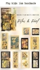 Sticker Film Vintage - vàng