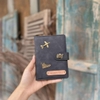 Ví Passport Cover Retro Black