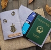 ví đựng passport khắc tên
