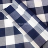 Vải kẻ sọc caro xanh Dark Blue