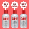 Set dầu gội xả dưỡng tóc CHI INFRA Essential Care Mỹ 177ml x 3 chai