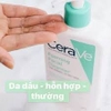 Sữa Rửa Mặt CeraVe Foaming Facial Cleanser Màu Xanh Ngọc dành cho da dầu/ thiên dầu -  355ml -mỹ