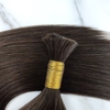 Raw Hair Bulk Natural straight Natural Brown Item code: ZNBUI002