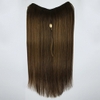 Clip-in Hair extensions Double drawn Brown color Customized net